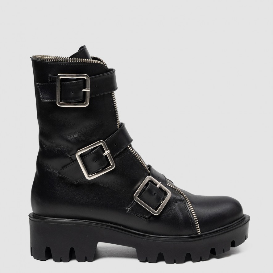   Bocanci - Biker - Black